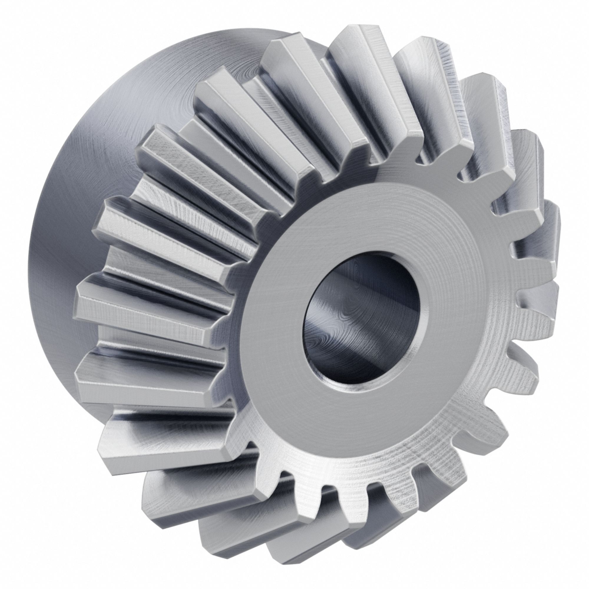 Bevel Gear: Straight, Gear Ratio 1.5, Module m 2, 20 Teeth, Stainless Steel, 10 mm Bore Dia