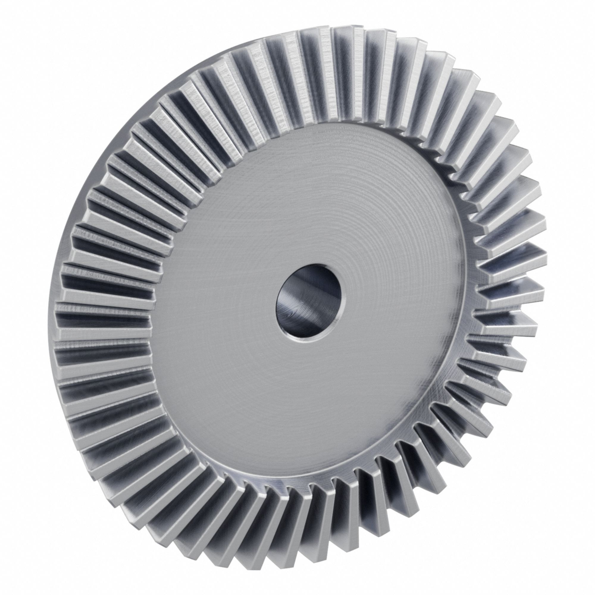 Bevel Gear: Straight, Gear Ratio 3, Module m 2, 45 Teeth, Stainless Steel, 12 mm Bore Dia