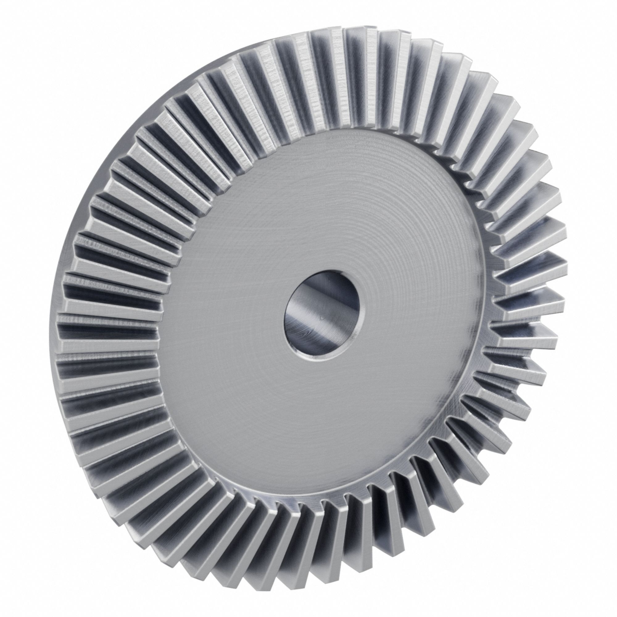 Bevel Gear: Straight, Gear Ratio 3, Module m 3, 45 Teeth, Stainless Steel, 20 mm Bore Dia