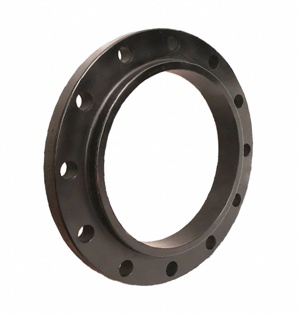 Pipe Flange: Carbon Steel, Slip-On Flange, 10 in Pipe Size, Raised Face Slip-On Flange