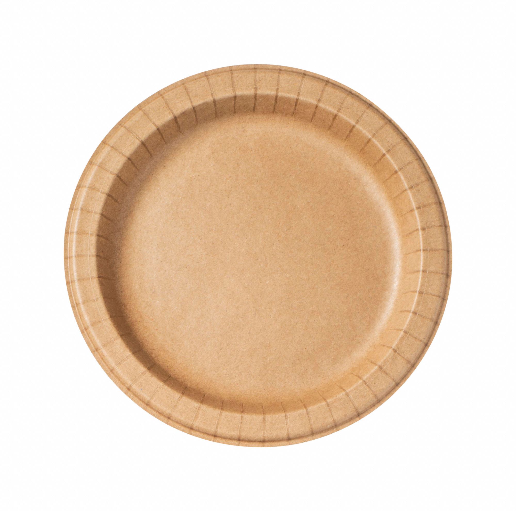 DIXIE Fiber, Recycled Fiber Plate, 101/16 in Disposable Plate Size