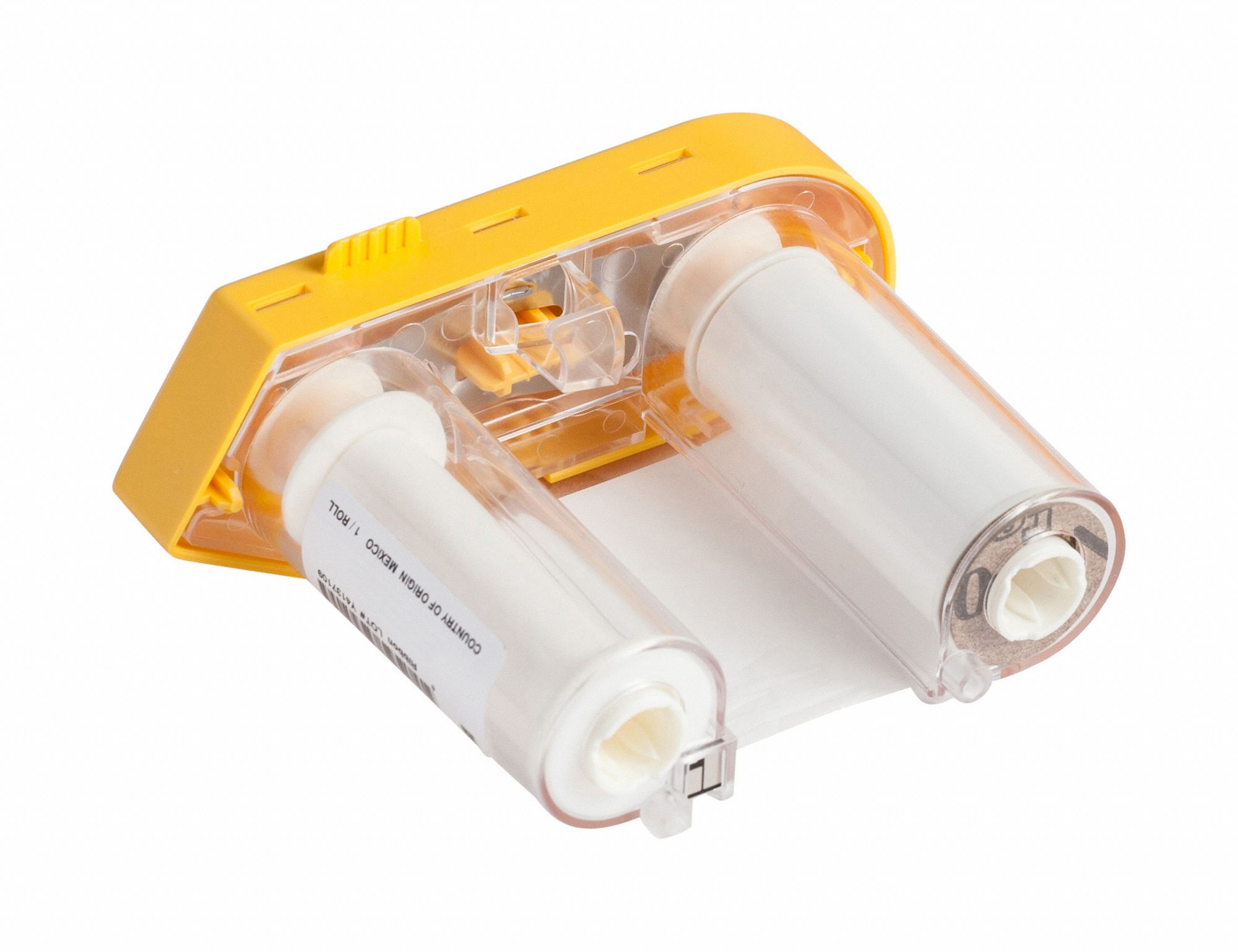 Single-Color Printer Ribbon: 2 in x 75 ft, White, Resin, R10000