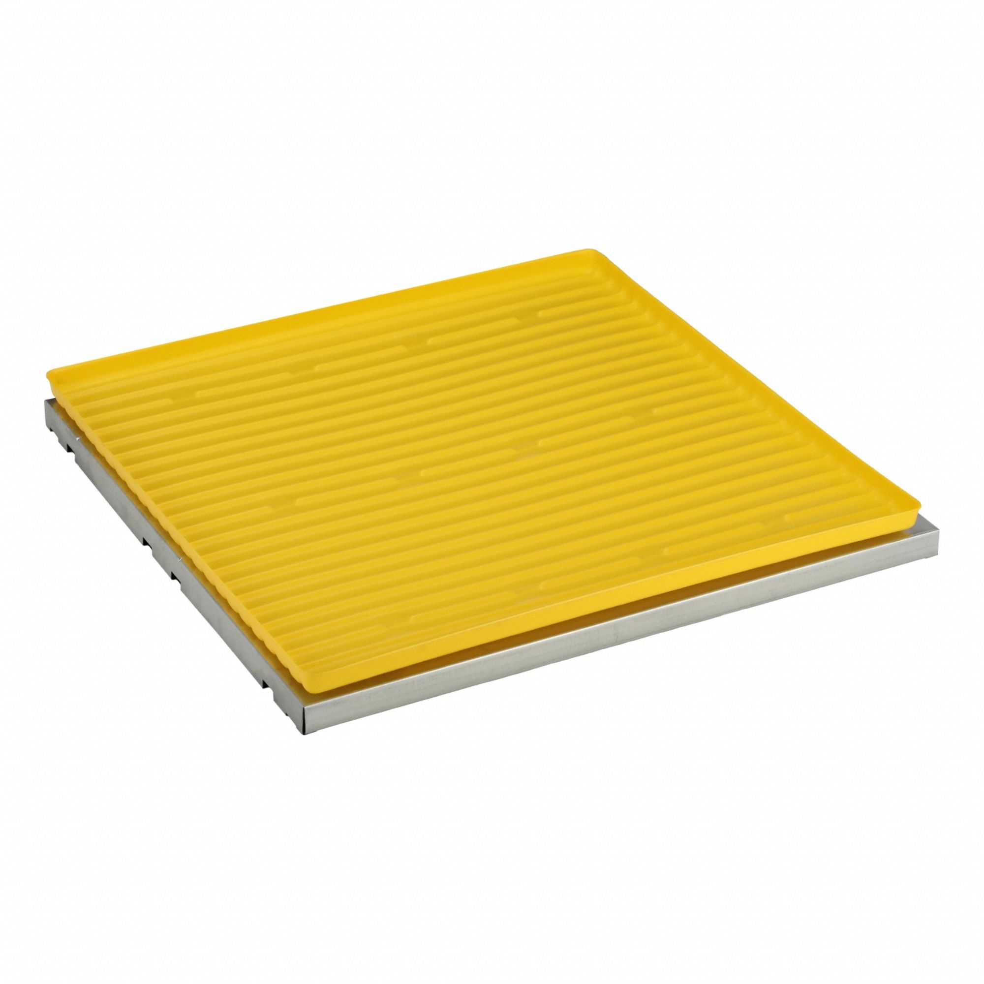 Safety Cabinet Shelf Kit: Std Safety Cabinets, 60 gal, 30 3/8 in x 29 in, Yellow, Polyethylene/Steel