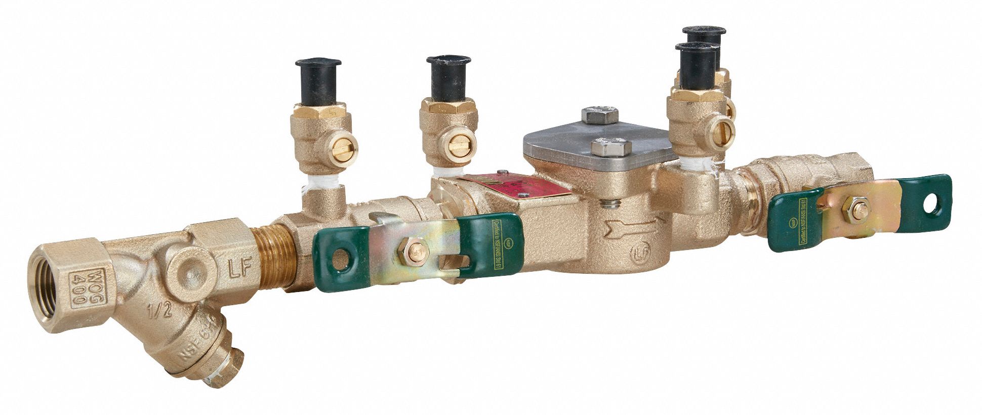 WATTS Backflow Preventer 1/2 in Size, Press, Copper Silicon Alloy, 33