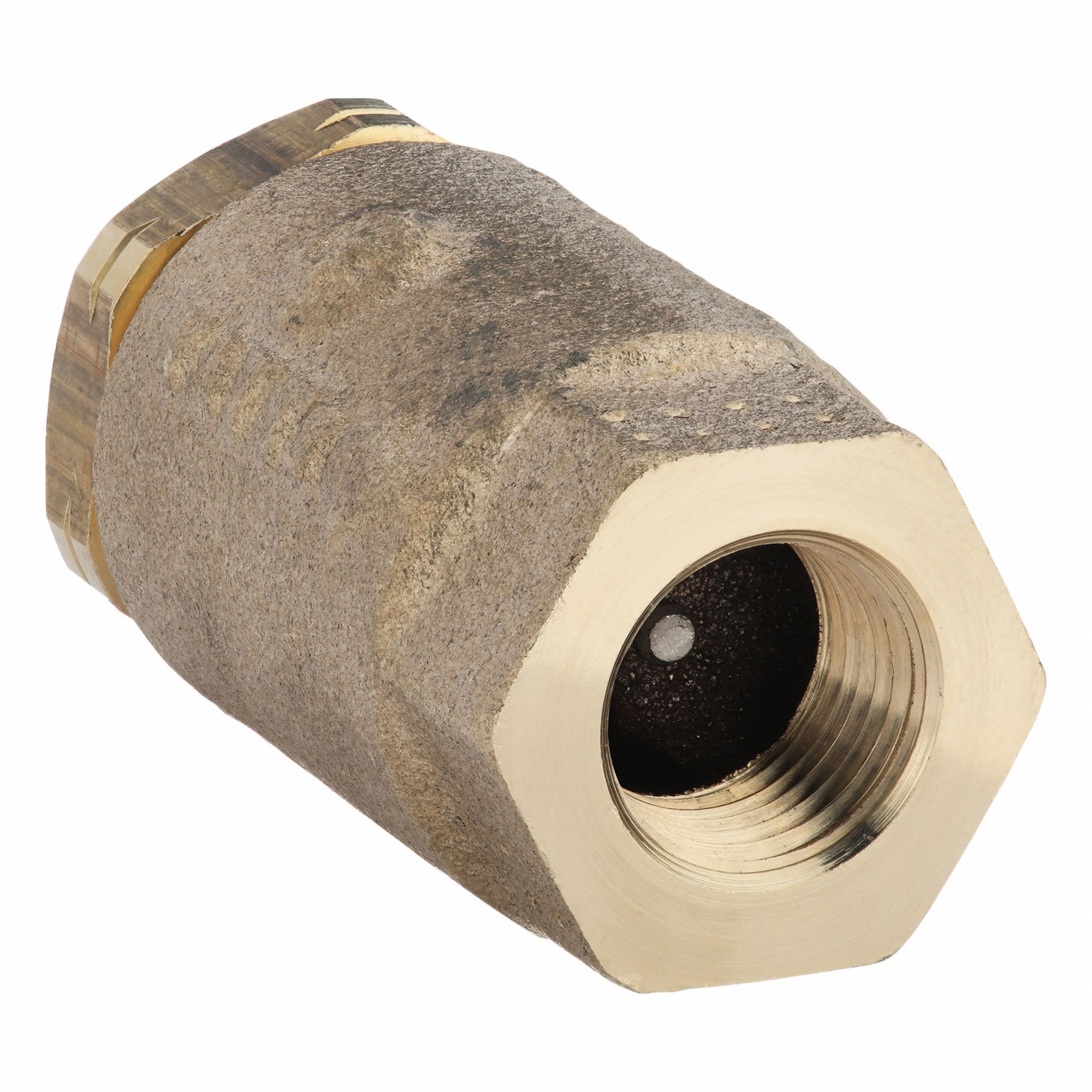 Check Valve: Disc, Inline Valve Body, 3/8 in Pipe Size, FNPT x FNPT, Copper Silicon Alloy, NPT