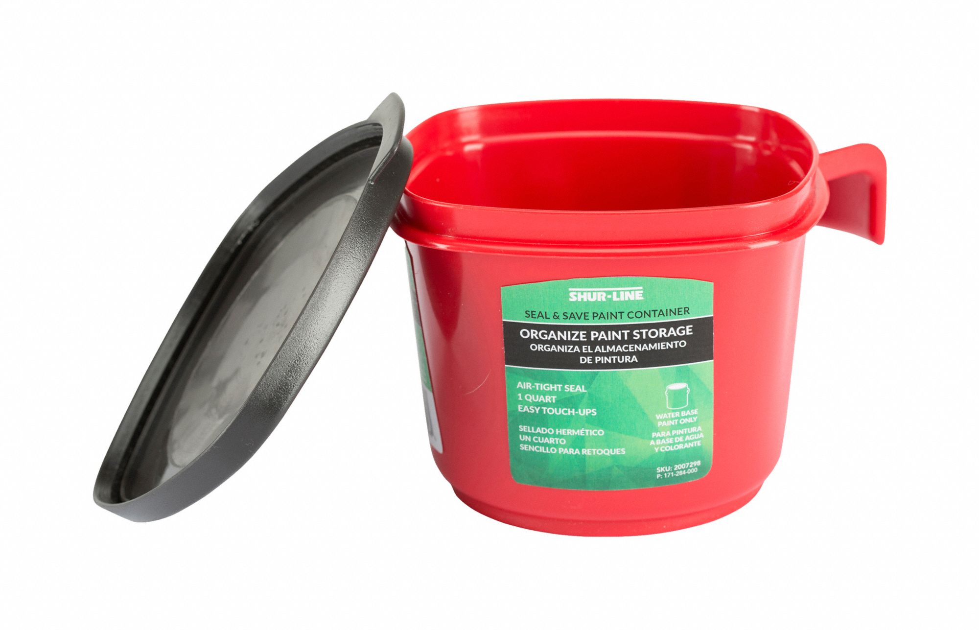 PAINT PAIL,PLASTIC,RED