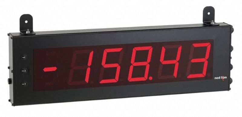 RED LION Universal Process Meter: 99,999 Display Span - Min, -99,999 Display Span - Max, LD4A05P0. Key specifications — attr1042966: LD4A05P0; attr1042969: 0.1%; attr1042981: Red; attr1042982: LED; attr1042993: 4X; attr1043003: Universal Process Meter; attr1043006: LDA; attr1043012: Internal Removable Terminal Blocks.