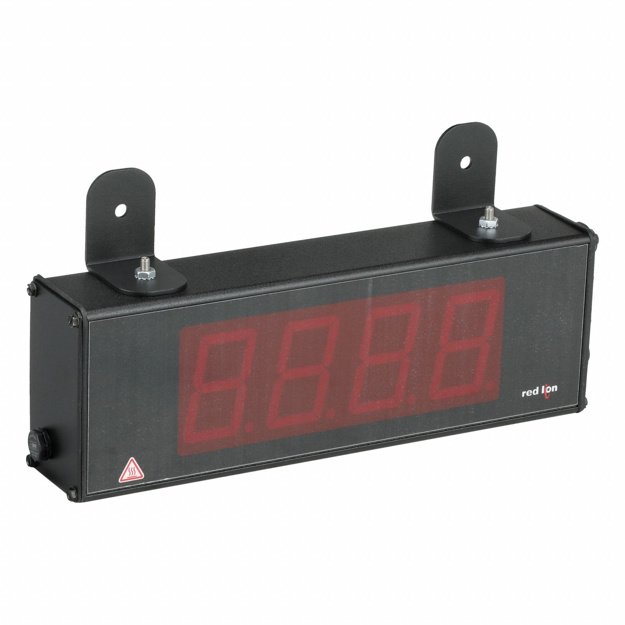 Counter: Hour Meters, Front Panel Mounting, 4 in x 12 in, CE Approved/cULus/UKCA, LED, Red