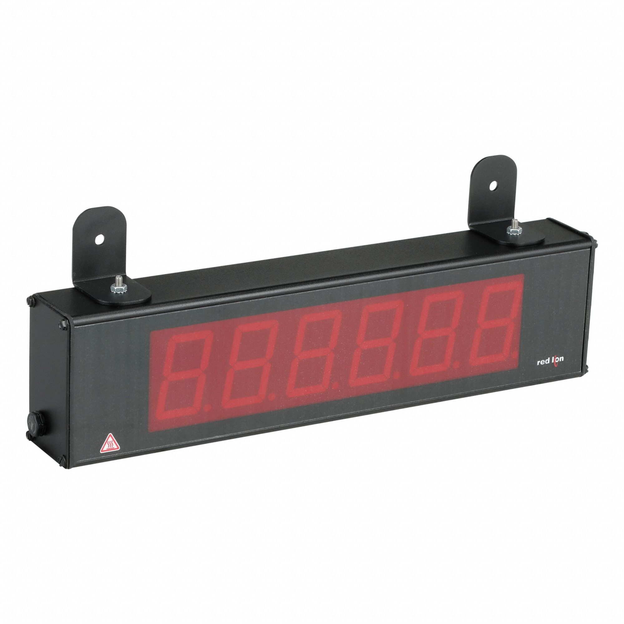 Counter: Hour Meters, Front Panel Mounting, 4 in x 12 in, CE Approved/cULus/UKCA, LED, Red