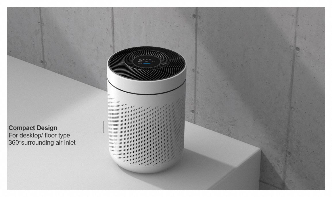 Air Cleaner 148 cfm 22 W Freestanding