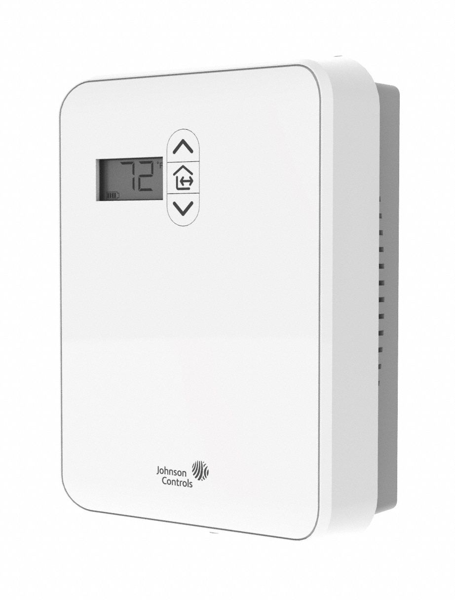 Thermostat, digital pneumatic, summer/winter, two pipe, reverse acting