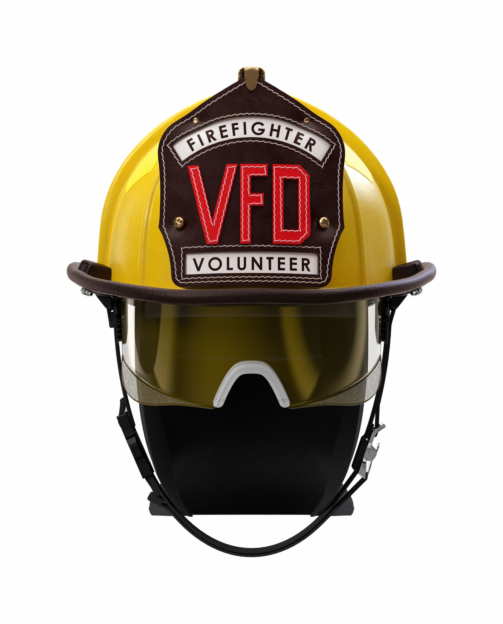 UST Lightweight Traditional Helmet: Yellow, Fiberglass, Traditional Rear Brim, Chin Strap