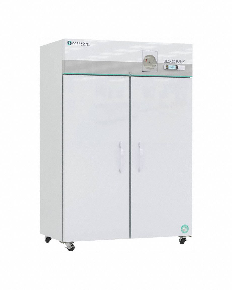 Refrigerator: 49 cu ft, Upright, 1°C to 10°C, 36 3/8 in Overall Dp, Swing Solid