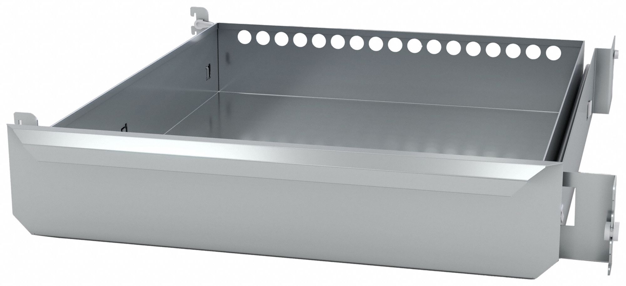 Double Door Refrigerator Left Drawer Steel