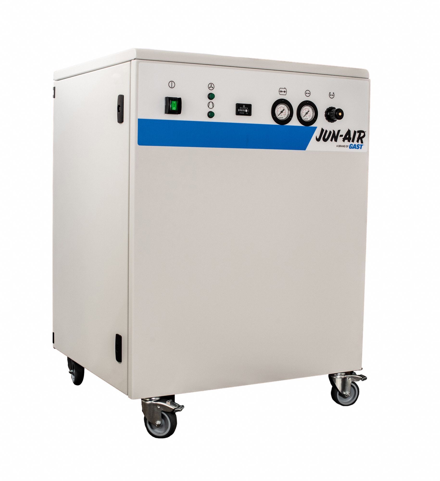 Electric Air Compressor: Enclosed, Oil Free, 2 hp, 4.8 cfm, 120 psi Max Op Pressure, 230V AC