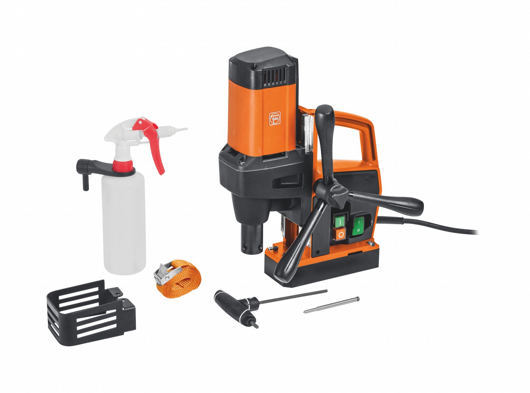 Drill Press: 700 RPM – 700 RPM, Electric Magnet, 3 9/16 in Drill Travel, 120V AC, 11 A Current