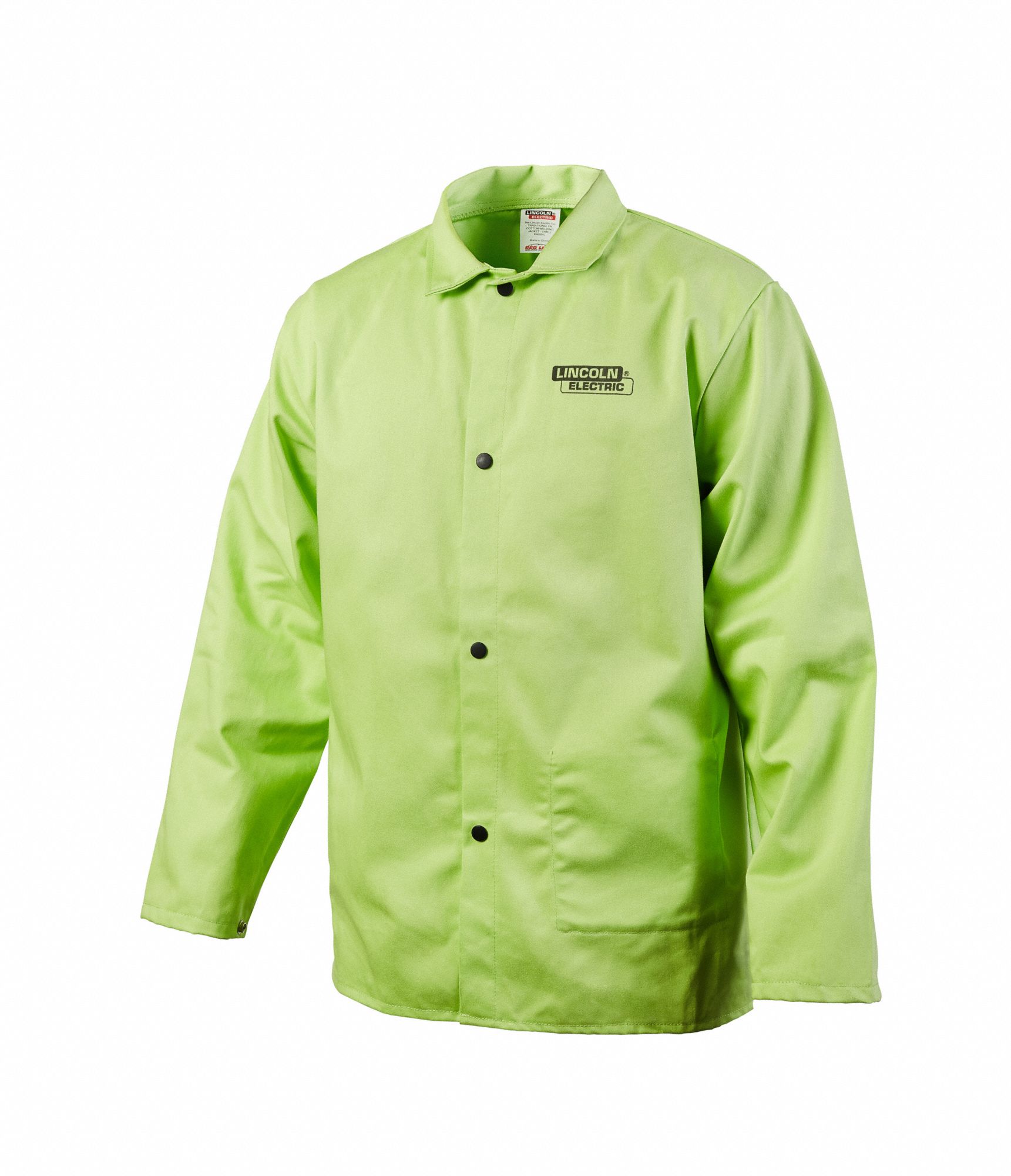 VESTE SOUDAGE, LIME, HOMME, COTON, 3TG