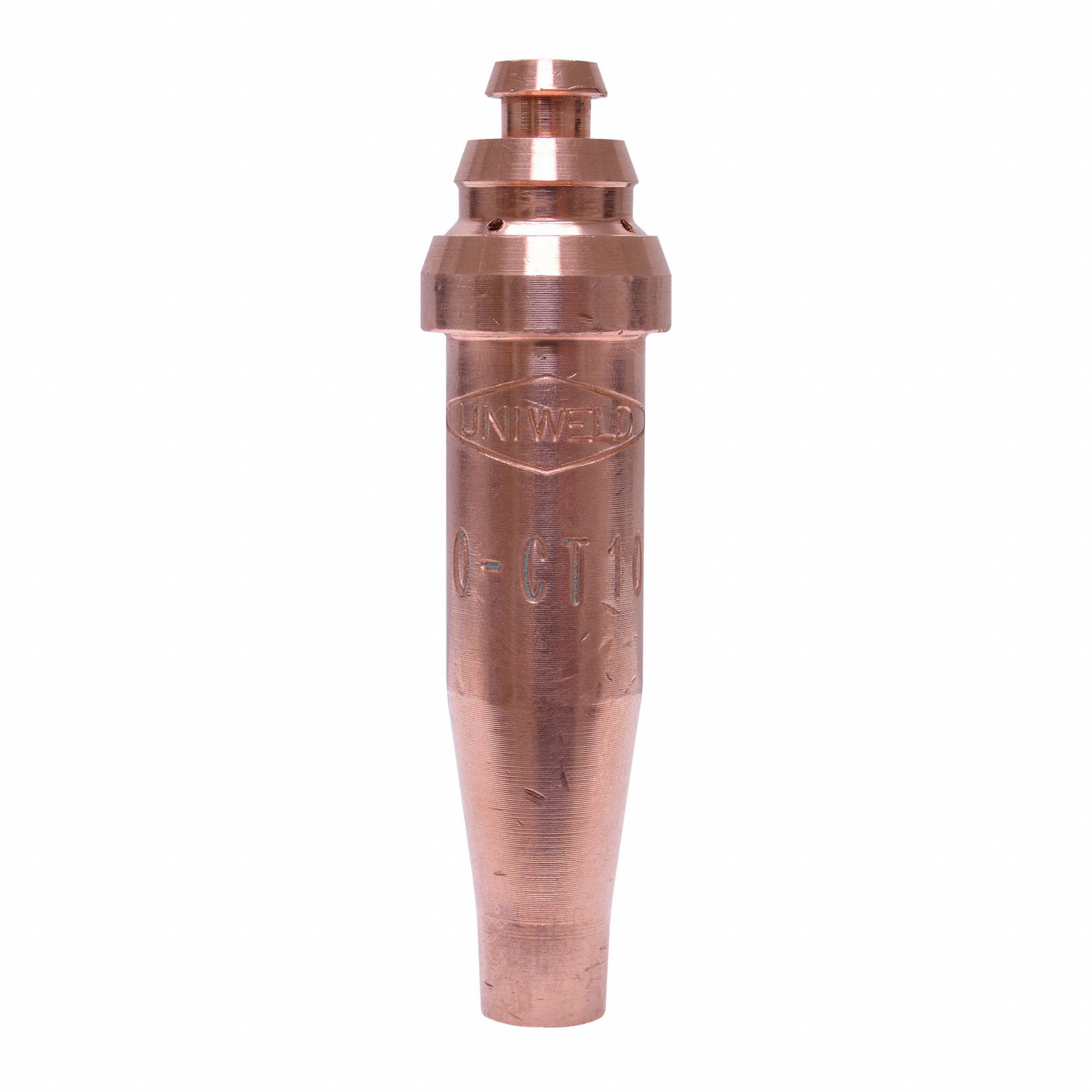 CUTTING TIP, ACETYLENE, 20 TO 25 PSIG OXYGEN/5 PSIG ACETYLENE, CUTS 1/2 IN METAL, TIP SIZE 0