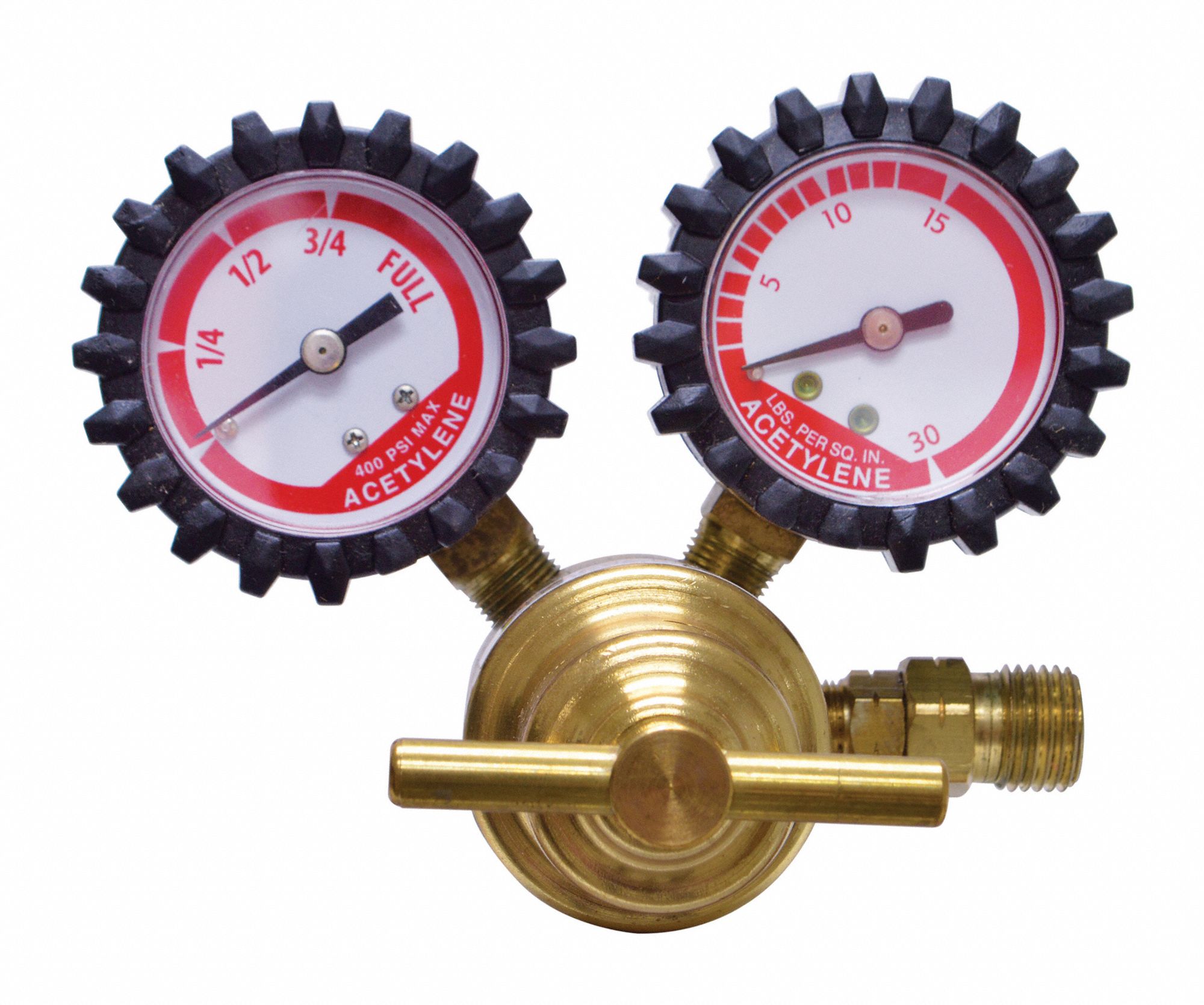 Single Stage, CGA 300 Inlet, Light/Medium Duty Acetylene Regulator B ...