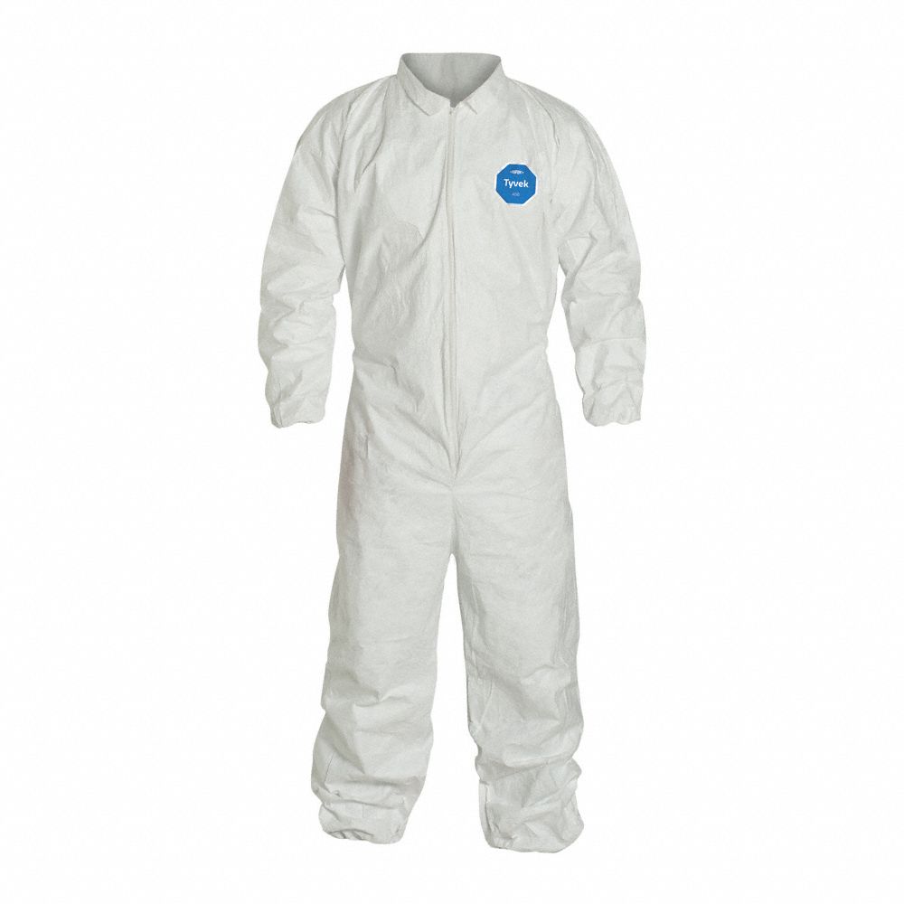 TYVEK, 4XL, Tyvek® 400, Coveralls 793T41TY125SWH4X0006G1 Grainger