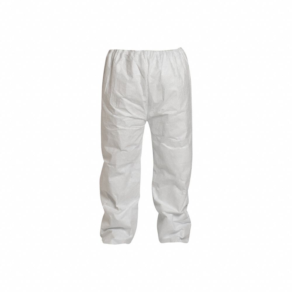 Pants, 4XL, White, Tyvek(R) 400, PK12