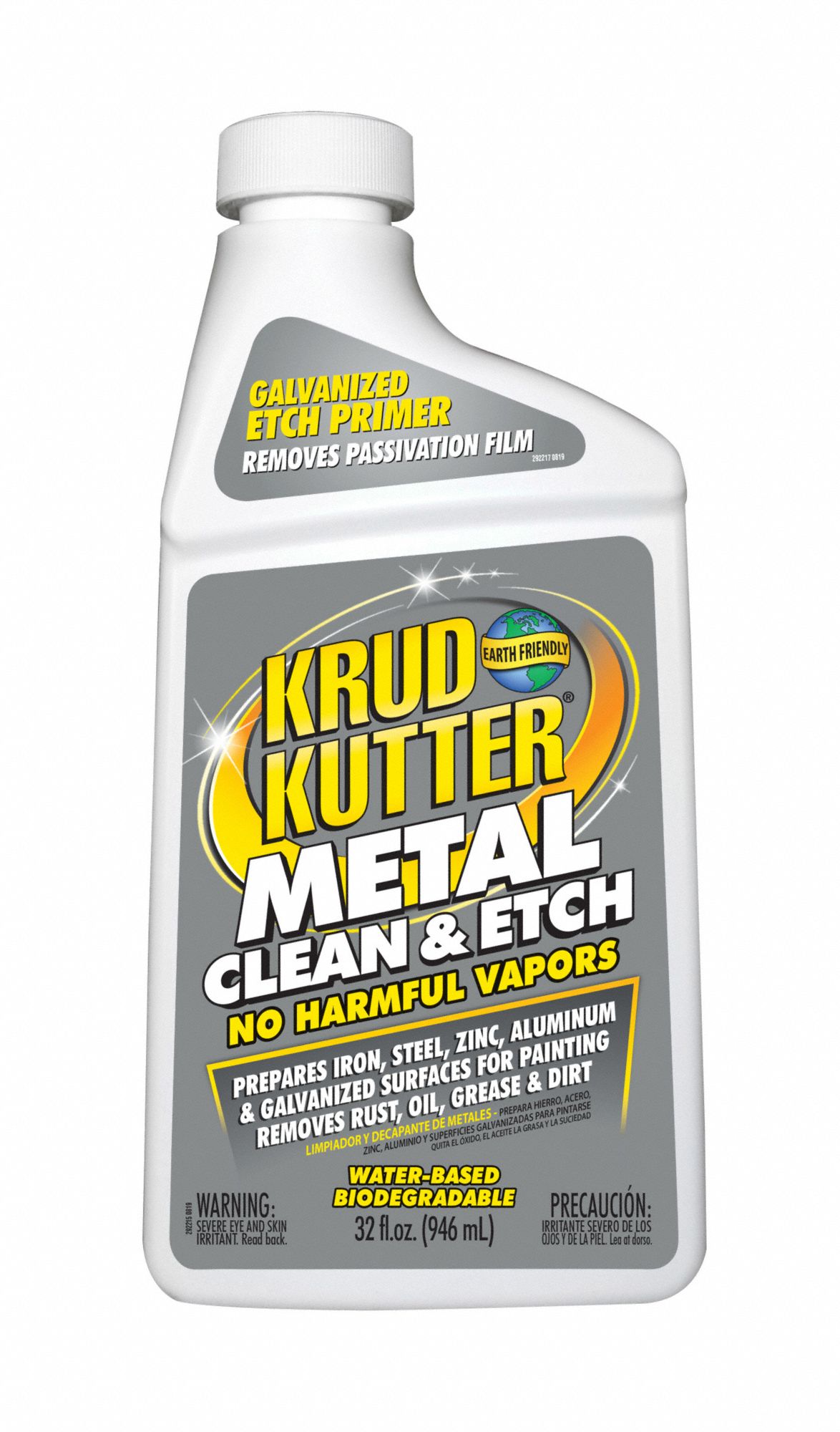 KRUD KUTTER, 32 oz, PrePaint Metal Cleaner and Etch 793UJ2ME326