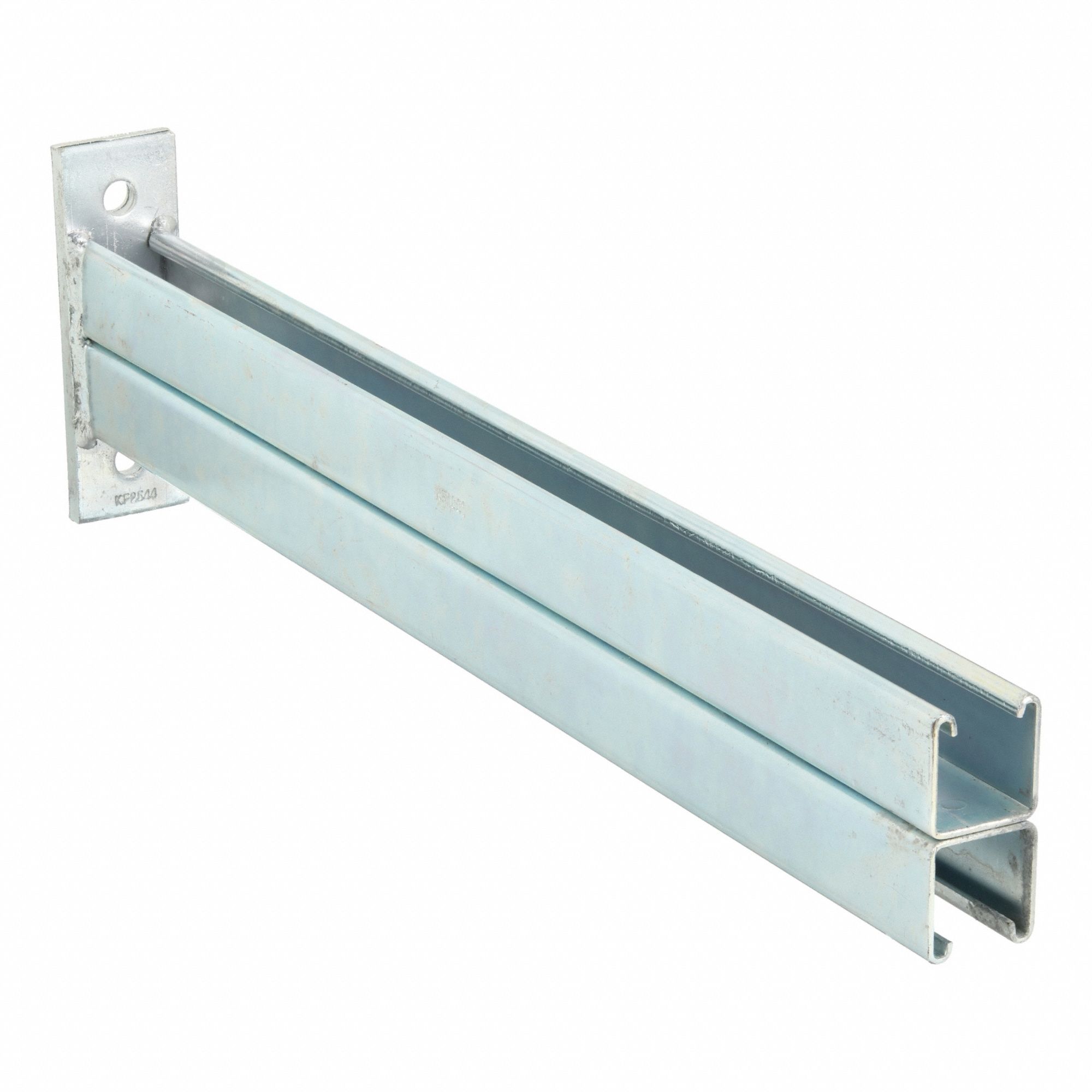 STRUT CHANNEL FITTING,2 IN W,SILVER