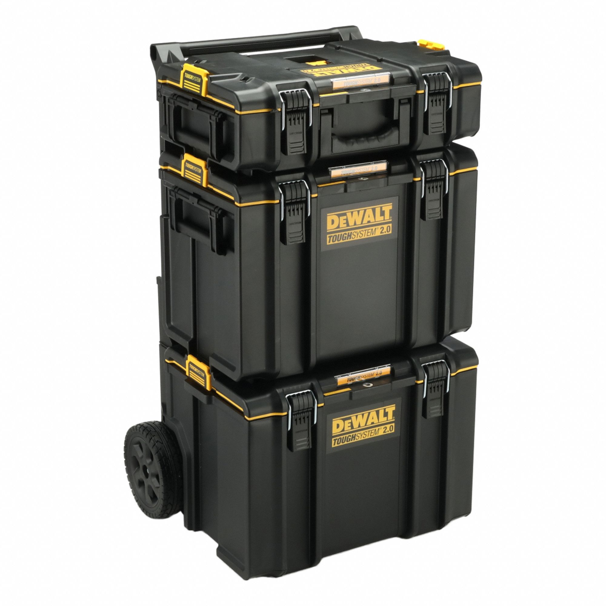 Tool Box: 19 7/8 in W x 24 in D x 38 5/16 in H, Metal, Black