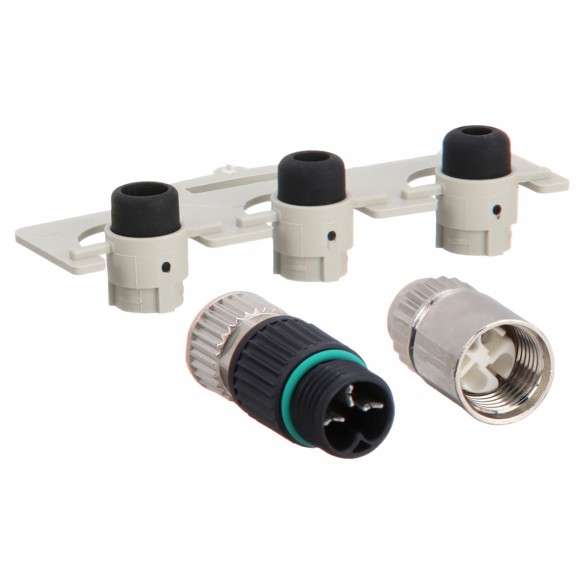 M8 Circular Connector: A Coded, 3 Socket, M8 Female Thread with Straight Connection, IP67