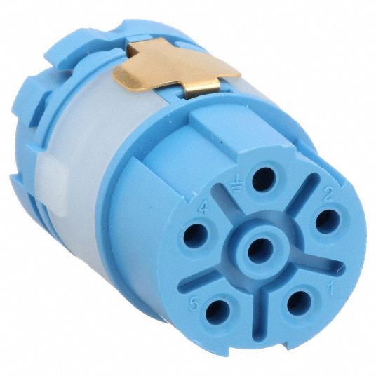 M23, 5 + PE Contacts, M23 Circular Connector Inserts 793YK109156063101 Grainger