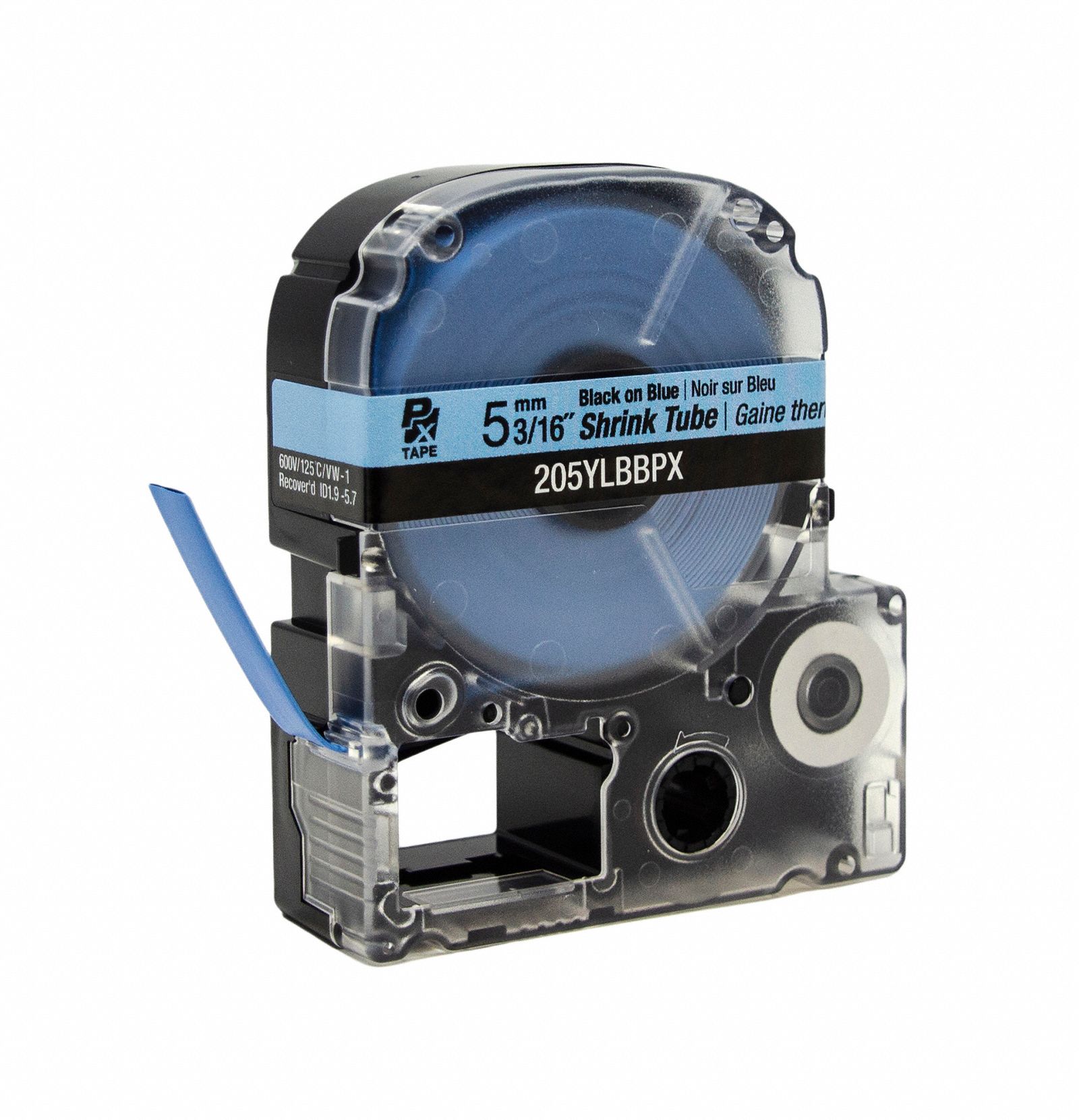 PRINTABLE HEAT SHRINK TUBE,BLACK/BLUE