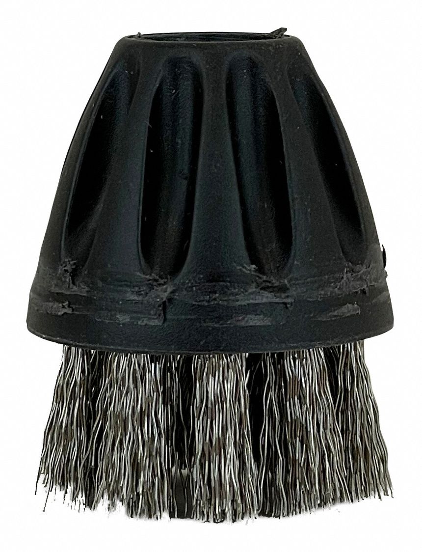 Circular Brush: Circular Brush, Steam Cleaner, Stainless Steel, 1/4 mm Bristle Dia