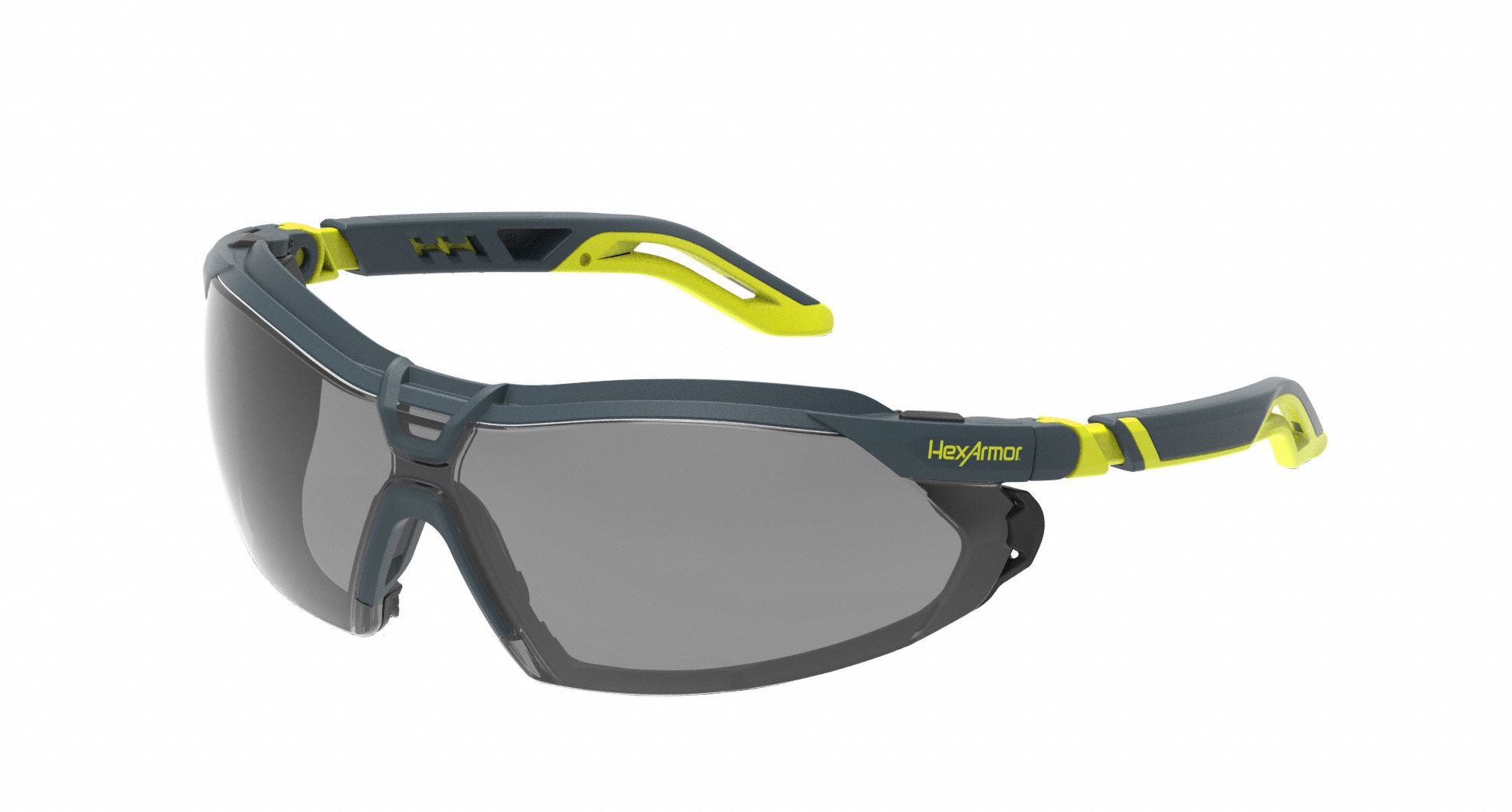 Safety Glasses: Gray Lens Color, Frameless, Anti-Fog/Hard Coat/TruShield®, LT450G Series