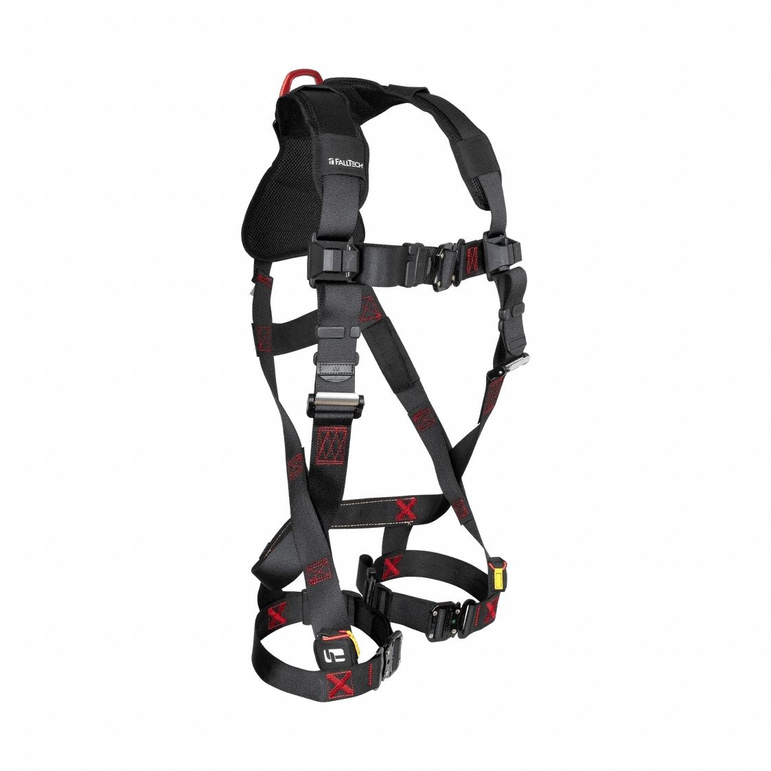 Fall Protection Harness: Vest Harness, Quick-Connect / Quick-Connect, Cam, S/M, Padded