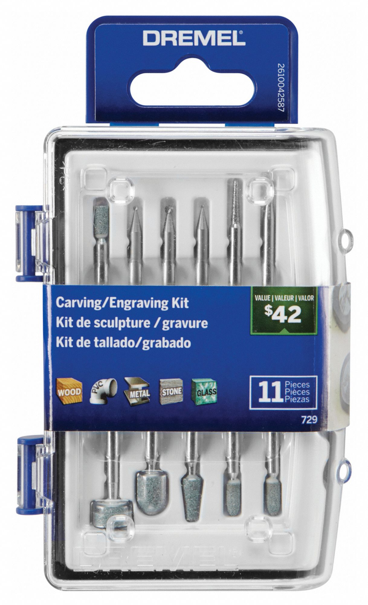 DREMEL, Accessory Micro Kit, 11 Pieces, Rotary Tool Accessory Kit