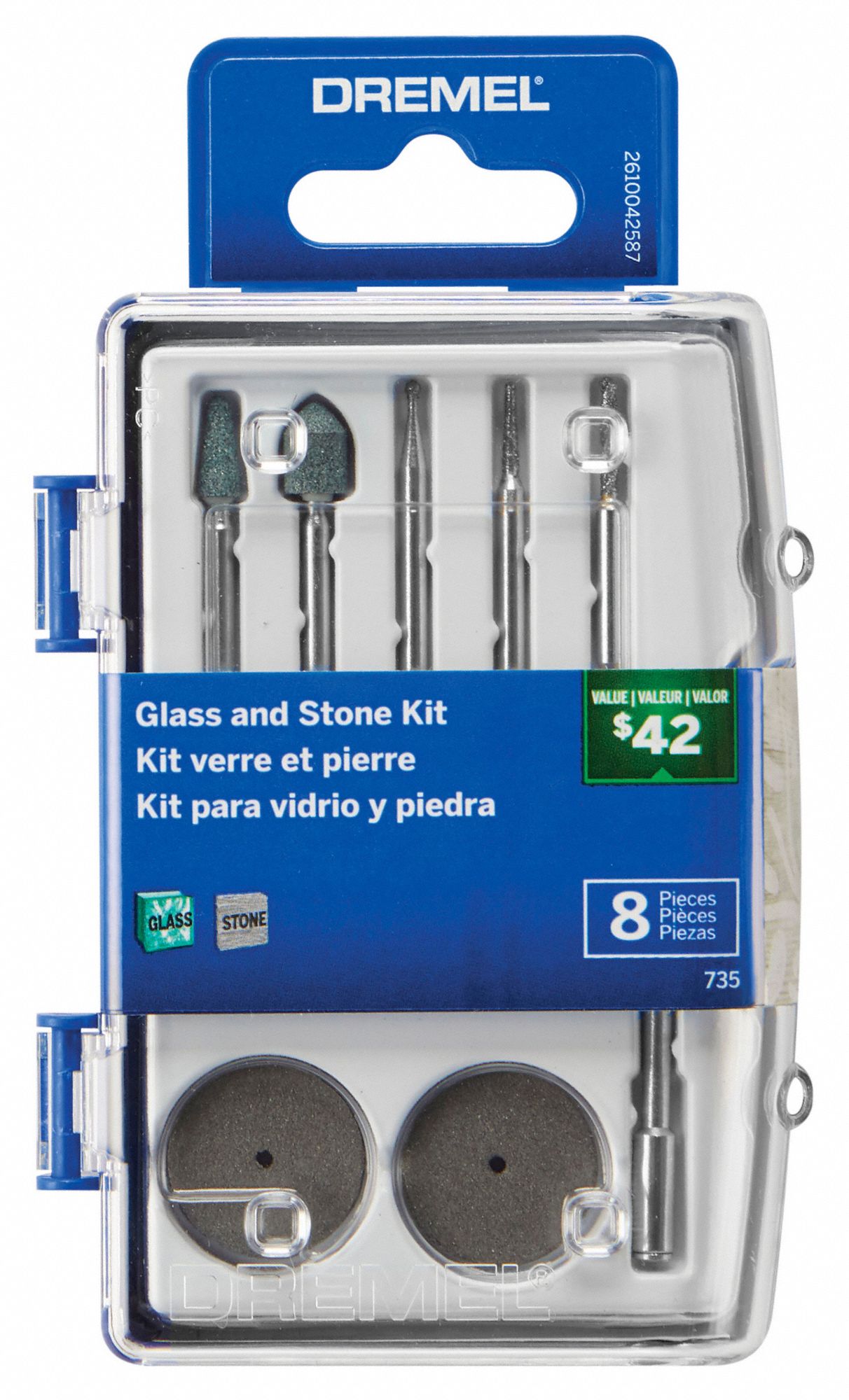 Glass and Stone Rotary Accessory Kit
