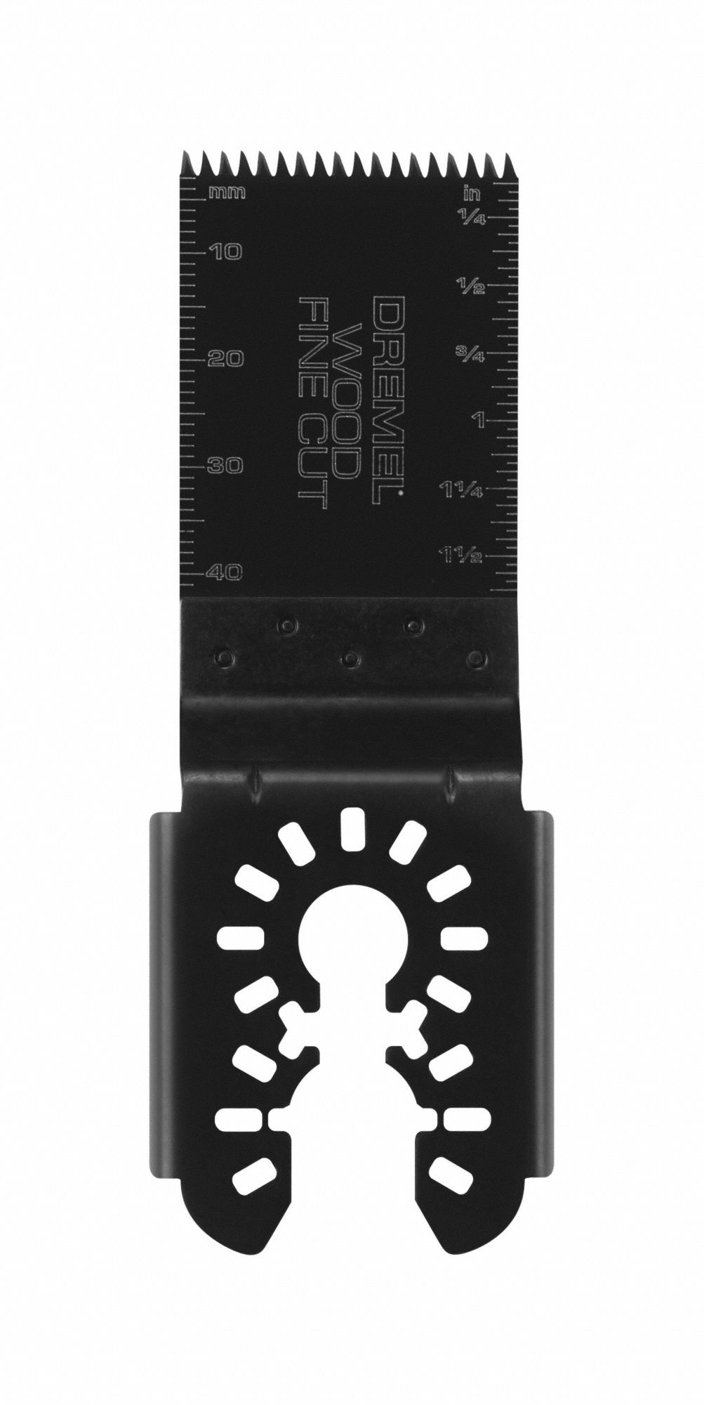 Oscillating Tool Blade: 1 5/16 in Blade Wd, 4 1/4 in Overall Lg, Flush Cutting, Carbon Steel