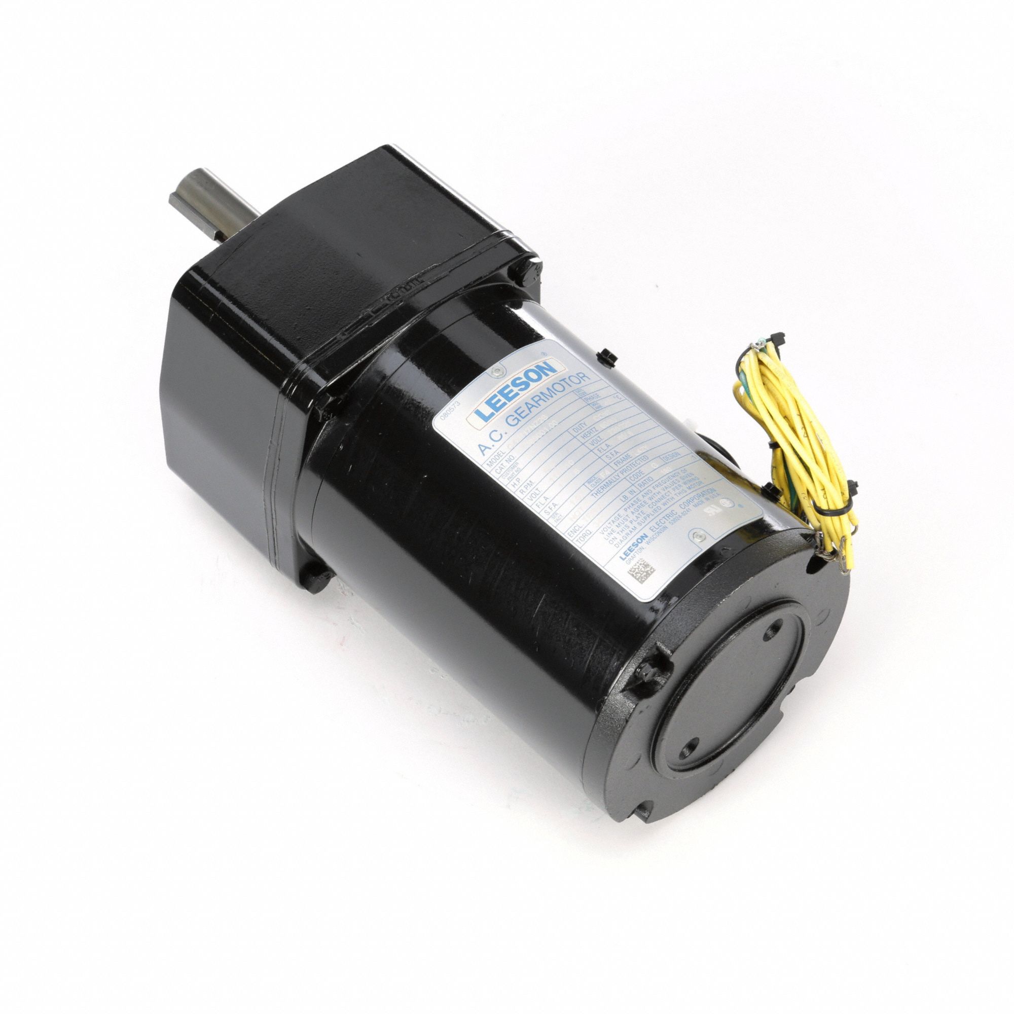 AC Gearmotor: Parallel, Single Output Shaft, PSC, TENV, 9 RPM, 341 in-lb Max Torque, 115V AC