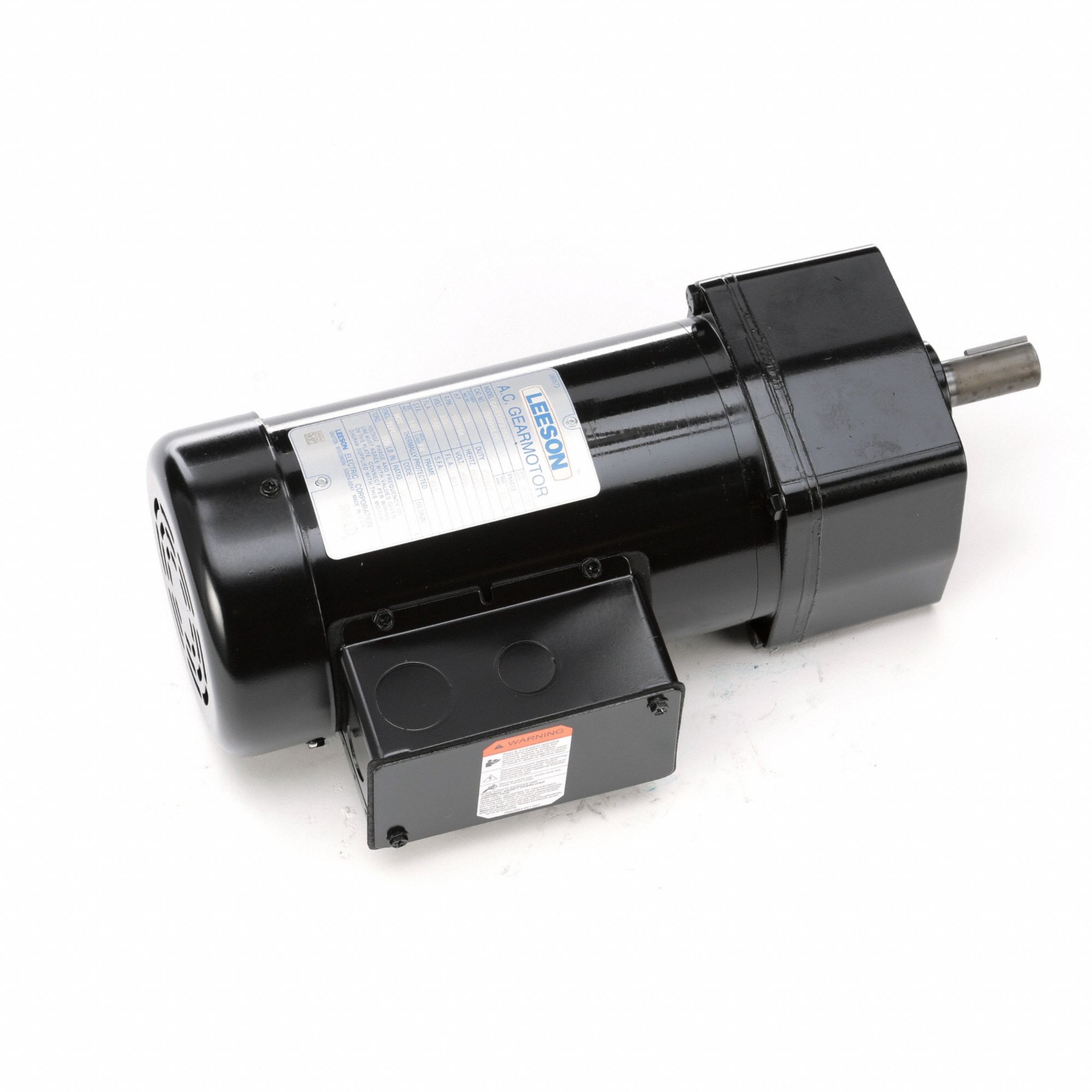 AC Gearmotor: Parallel, Single Output Shaft, 3-Phase, TEFC, 173 RPM, 109 in-lb Max Torque
