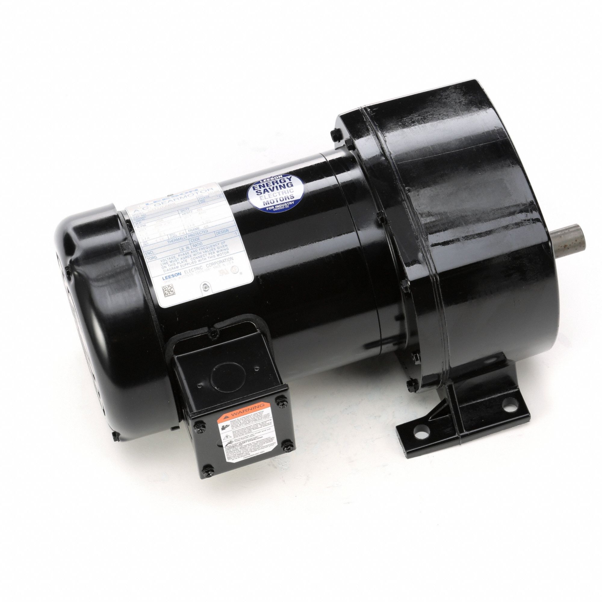 AC Gearmotor: Parallel, Single Output Shaft, 3-Phase, TEFC, 288 RPM, 100 in-lb Max Torque