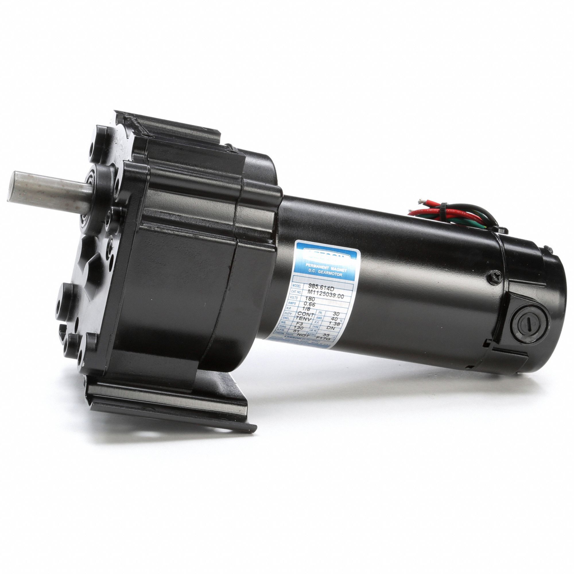 Parallel Shaft Gearmotors, Nameplate RPM: 51 RPM, Max. Torque: 130 lb ...