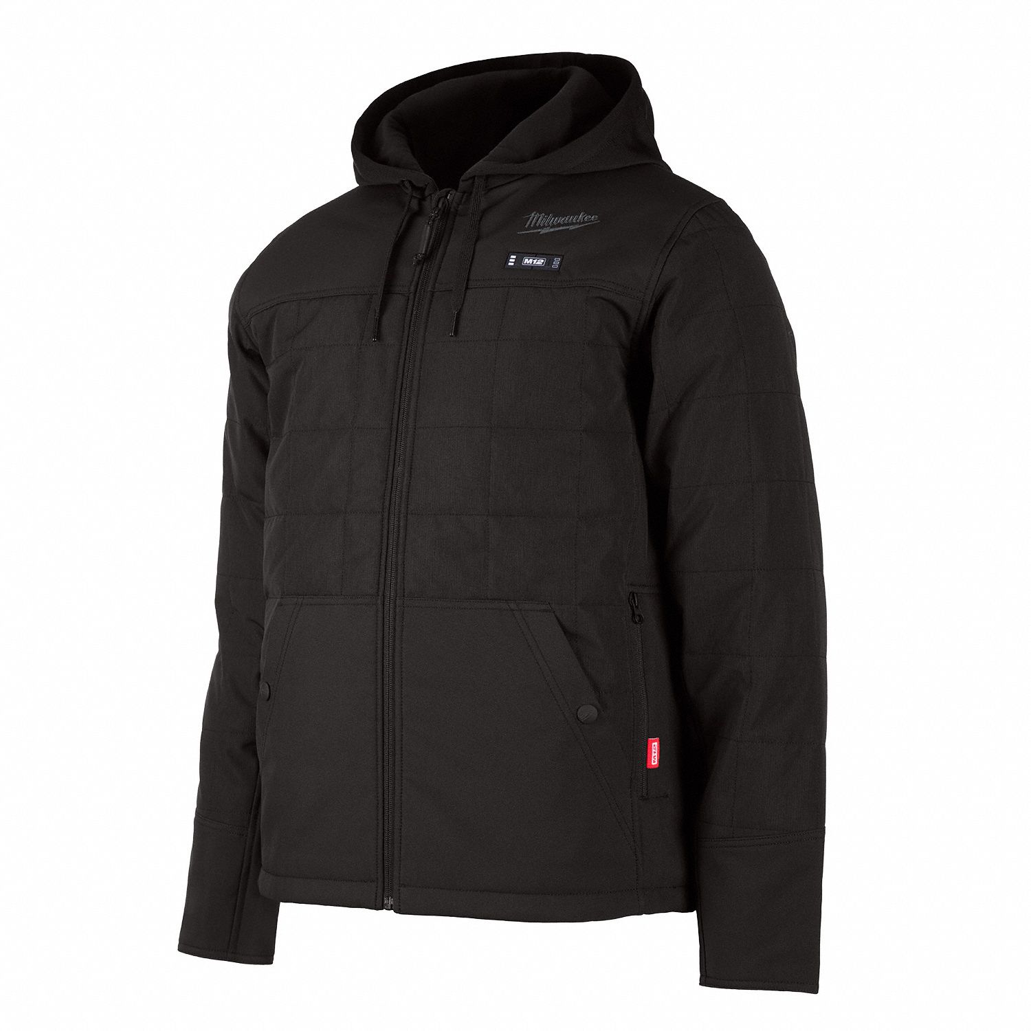 MILWAUKEE Heated Jacket Kit: Men's, M, Black, Up to 8 hrs, 42 in Max ...