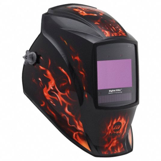 MILLER ELECTRIC, Auto-Darkening, 4 Arc Sensors, Welding Helmet - 794C82 ...