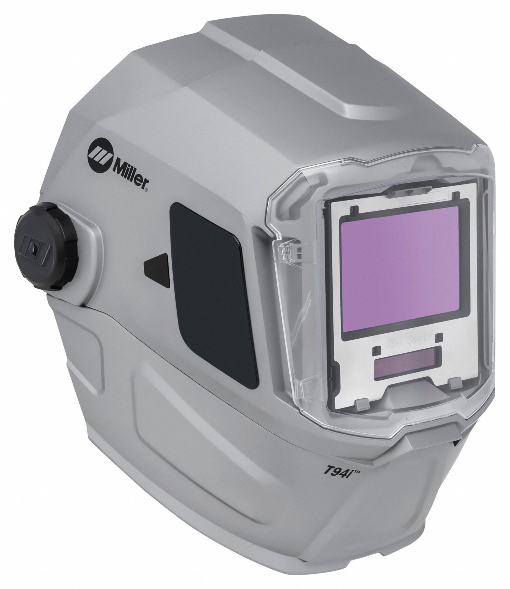 AUTO-DARKENING WELDING HELMET, 4 ARC SENSORS, SILVER, 9 SQ IN, DIGITAL, LI-ION