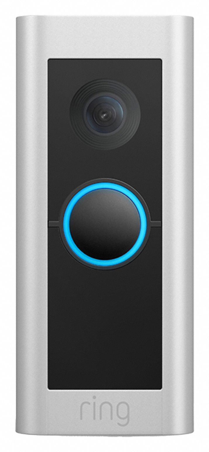 Video Doorbell: Outdoor, Gray, 1536p HD+, 1080p