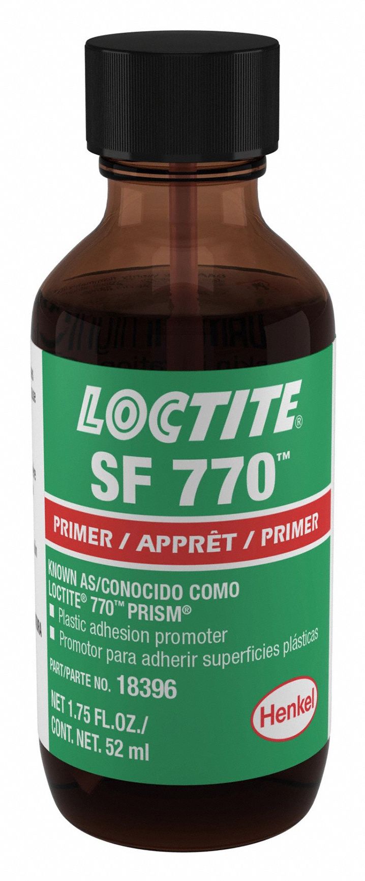 LOCTITE Primer SF 770, 1.75 fl oz, Bottle, Clear 794F222759219