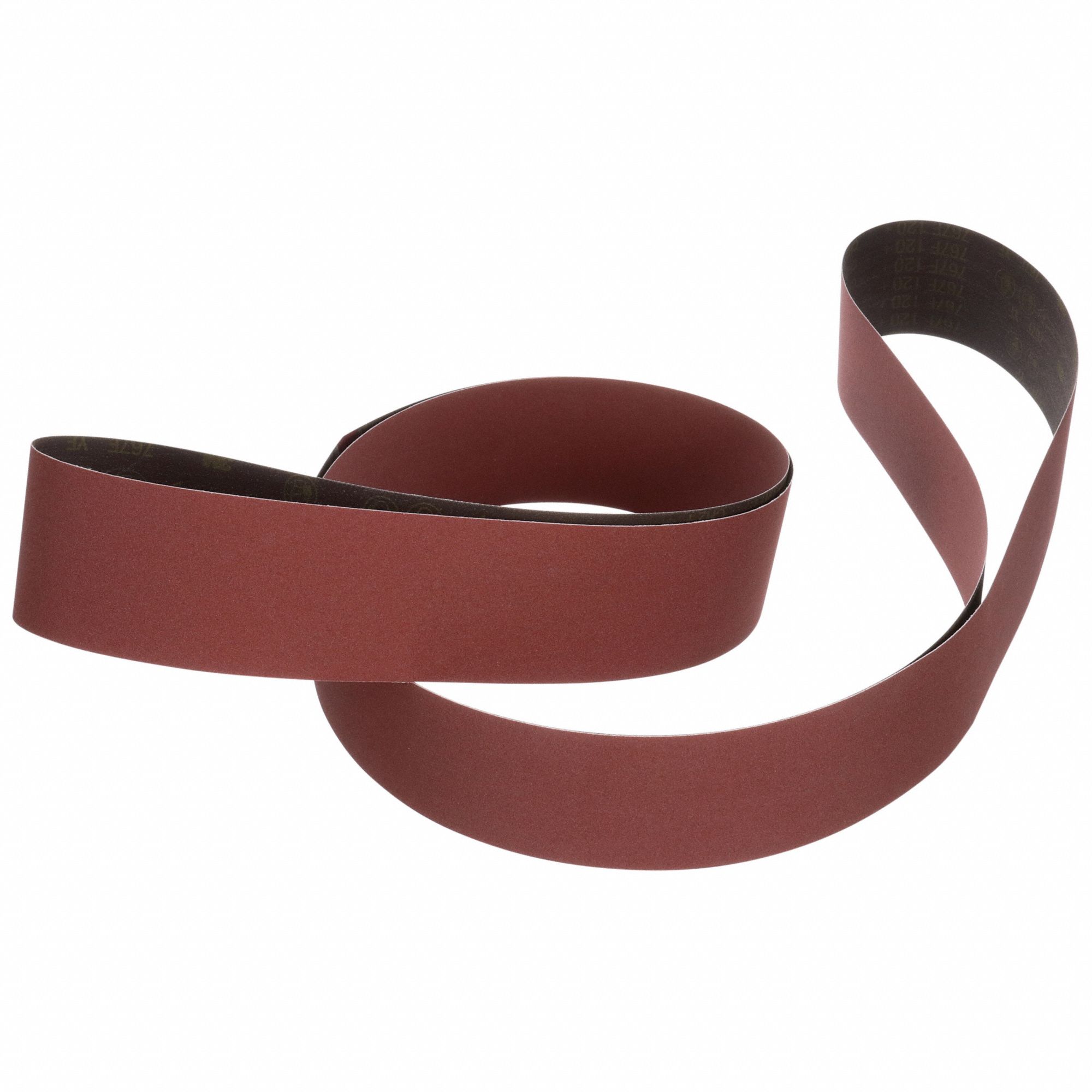 Sanding Belt: 4 in W x 168 in L, Ceramic, 80 Grit, YF Wt Polyester Backing, 767F, 25 PK
