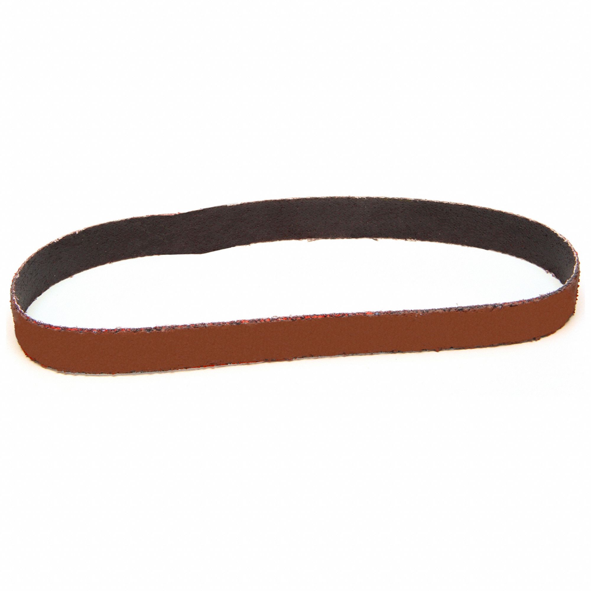 Sanding Belt: 1/4 in W x 18 in L, Ceramic, 36 Grit, YF Wt Polyester Backing, 767F, 200 PK