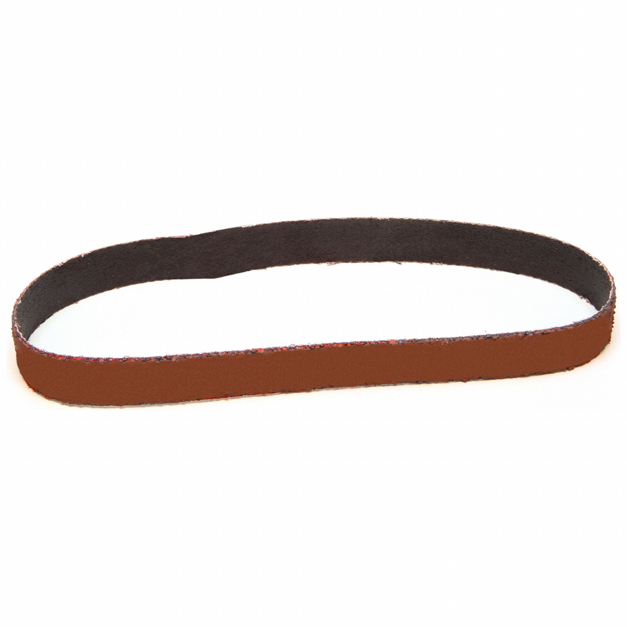Sanding Belt: 3/4 in W x 18 in L, Ceramic, 80 Grit, YF Wt Polyester Backing, 767F, 200 PK
