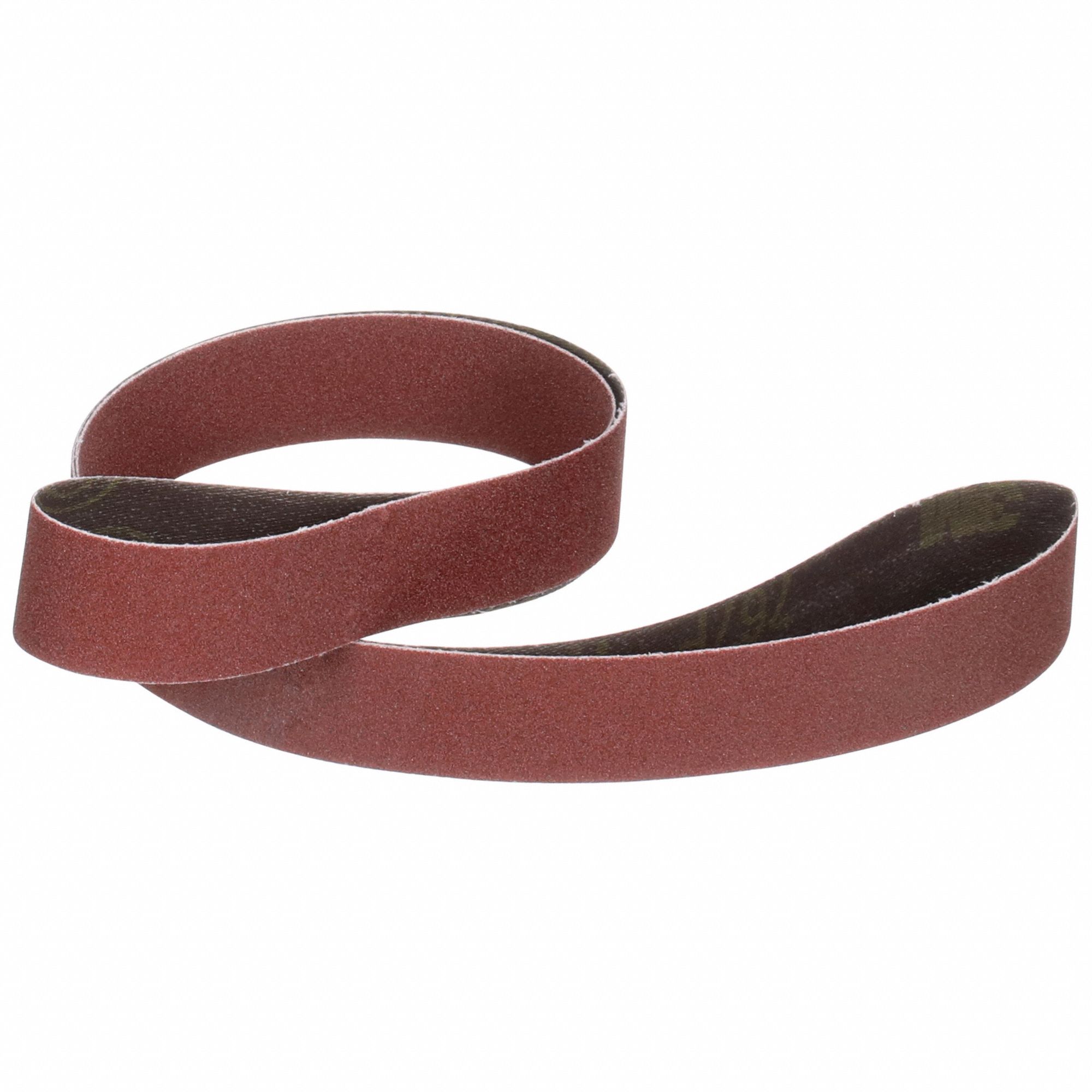 Sanding Belt: 2 in W x 48 in L, Ceramic, 60 Grit, YF Wt Polyester Backing, 767F, 50 PK